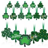 20 Pcs St Patricks Day Ornament for Tree, Green Cl
