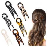 LOT OF 2 New Large Curved Hair Pins, Elegant Hair