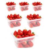 6 Pack Polypropylene Food Storage Containers for P
