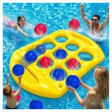 Pool Toys Games for Kids, Inflatable Tic Tac Toe P