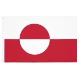 Lot of 4, Greenland Flag   3x5 Ft Greenlander Nati