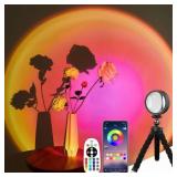 Sunset Lamp Projection, Sunset Night Light Rainbow