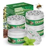 4 Pack Peppermint Wasp Repellent, Natural Bee Repe