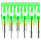 6PCS X Lighted Nocks for Arrows with .204 .233 .24