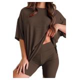 SIZE SMALL~ Womens 2 Piece Lounge Set 2026 Summer