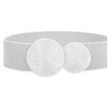 BLACK Women Wide Stretchy Belt for Dresses Fashion