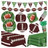Lot of 2 Sets, Football Party Decorations And Supp