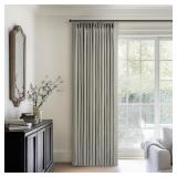 102 Inch Long Curtains Pinch Pleated Curtains for