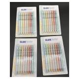 4-packs BLIEVE - Pastel Colored Gel Pens With Cool