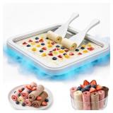Rolled Ice Cream Maker,304 Stainless Steel Instant
