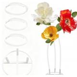 1Pack 19.69Ft Giant Flower Stand White Flexible Pi