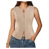 Size large Avanova Women Blazer Vest Waistcoat Top