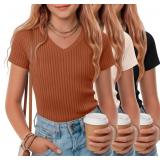 Size 9/10 Yrs Oakgarden 3 Pack Girls T Shirts