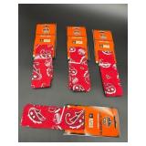 (Lot of four) 6700 Red/Western Cooling Bandana-Tie