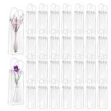 CACASO 50 PCS Gift Bags, Clear Plastic, 3.7 x 9.3