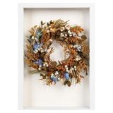 Dried Flower Wreath, Tabletop Small Wreath in 12"