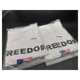 New (lot of 2) 3XL Freedom long sleeve shirts