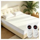 Heated Mattress Pad - King Size(78"x80"),Electric