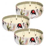 Citronella Candles Outdoor, 3 Pack 12oz Large Cand