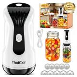 Mason Jar Vacuum Sealer with Reusable Wide & Regul
