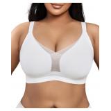 3XL Wireless Seamless Bra for Women, Ribbed Longli