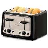 Toastmaster 4-Slice Toaster - Black with Stainless