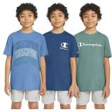 Size large Champion Boys 3 Pack Athletic T Shirts