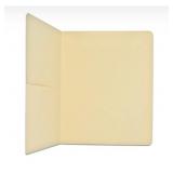 Letter Size Top Tab Manila File Folders with Half