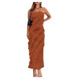 Size Large Maxi Dresses for Women Solid Bodycon Su