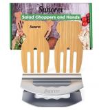 Salad Chopper Set   Stainless Steel Double Blade M