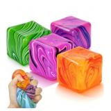 (32-PACK) Squishy Cube, Cube Squishy for Anxiety &
