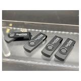 (4-COUNT) SamData flash drives (two 32GB and two 8