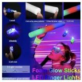 184 PCS Glow in the Dark Party Supplies,16 Foam St