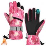 Size XL Winter Gloves, Waterproof Thermal Touchscr
