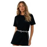 Chain Belt for Women, Adjustable Metal Waist Chain