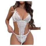 Size Large Women Lingerie One-Piece Lace Bodysuit