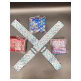 Lot of 4 different suitcase straps to secure bags