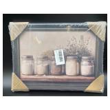 15.5"x12" framed farmhouse kitchen art
