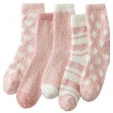Tavaleu Fuzzy Socks for Women Winter Fluffy Socks