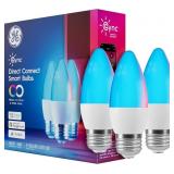 Cync GE Smart LED Light Bulbs, Color Changing Deco