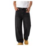 Size Large EMMIOL Baggy Jeans Men Wide Leg,Y2k Hip