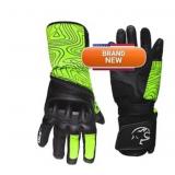 Size Large J.A.G. Winter Leather Motorcycle Gloves