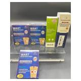 New wart removers, face wash and folliculite shamp