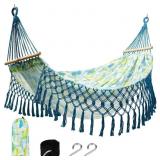 2 Person Hammock, 118in, Spreader Bars, Indoor Out