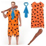 XL Halloween Costume for Adults - Caveman Cartoon