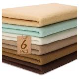 XSEINO 6 Rolls 12"x35" Large Felt Sheets(5.8Yds To
