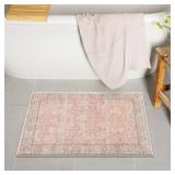 Uphome Boho Bathroom Rug Mat 18x26, Extra Soft Non
