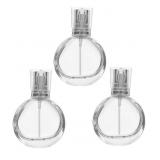 3Pcs 25ml Refillable Crystal Glass Atomizer Empty