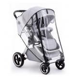 LOT OF 2  Clear Stroller Rain Cover, Universal Fit
