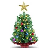 8 Modes & Timer 2 Ft Tabletop Christmas Tree with